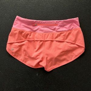 Lululemon Speed Up short. 2.5 inseam.